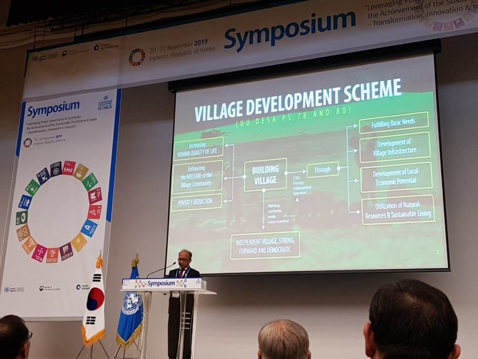 Kemendesa Representasikan Komitmen Indonesia untuk Pencapaian SDGs 2030