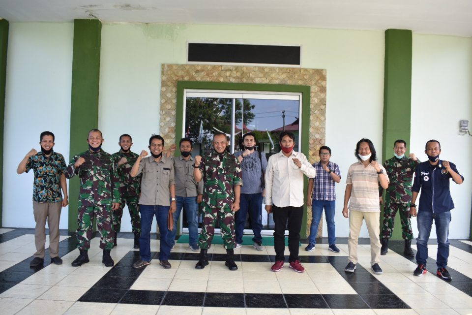 Terima Audiensi SMSI, Kasrem Pesan Beri Info Positif