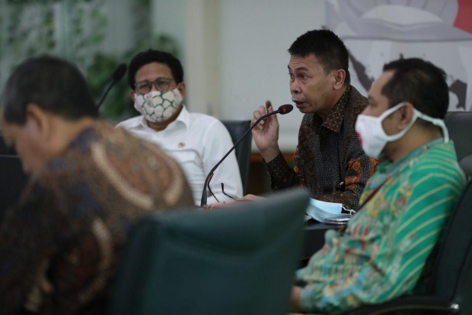 Dihadapan Pimpinan KPK, Gus Menteri Beberkan Progres BLT Dana Desa