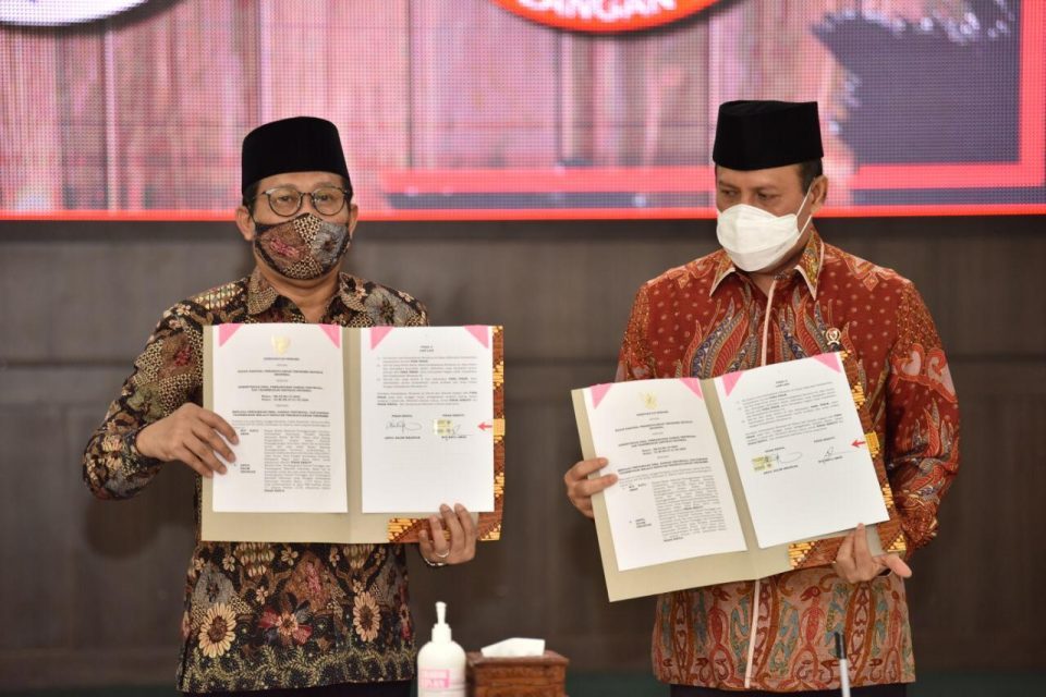 Tangkal Faham Radikal, Gus Menteri MoU dengan BNPT