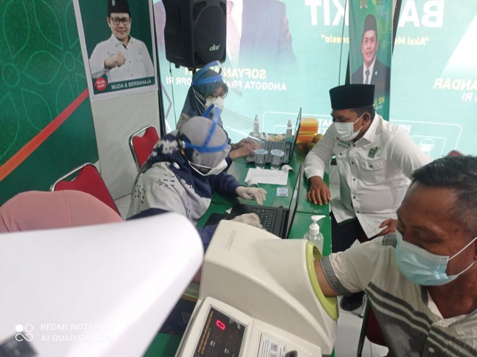 DPW PKB Gelar Vaksin Gratis, Sofyan Ali : Ini Ikhtiar Pemberantasan Covid-19