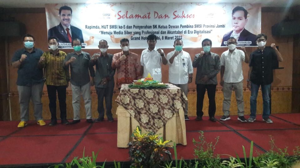Rapimda, 79 Media SMSI Jambi Tekad Kerja Profesional Cerdaskan Anak Bangsa