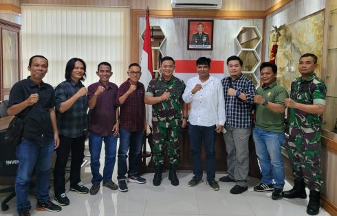 Danrem 042/Gapu Terima Silaturahmi SMSI Provinsi Jambi