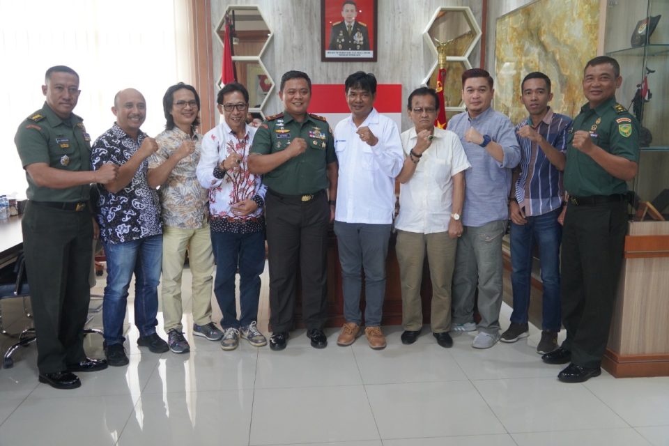 Pengurus SMSI Jambi Silaturahmi dengan Danrem 042/Gapu Jambi