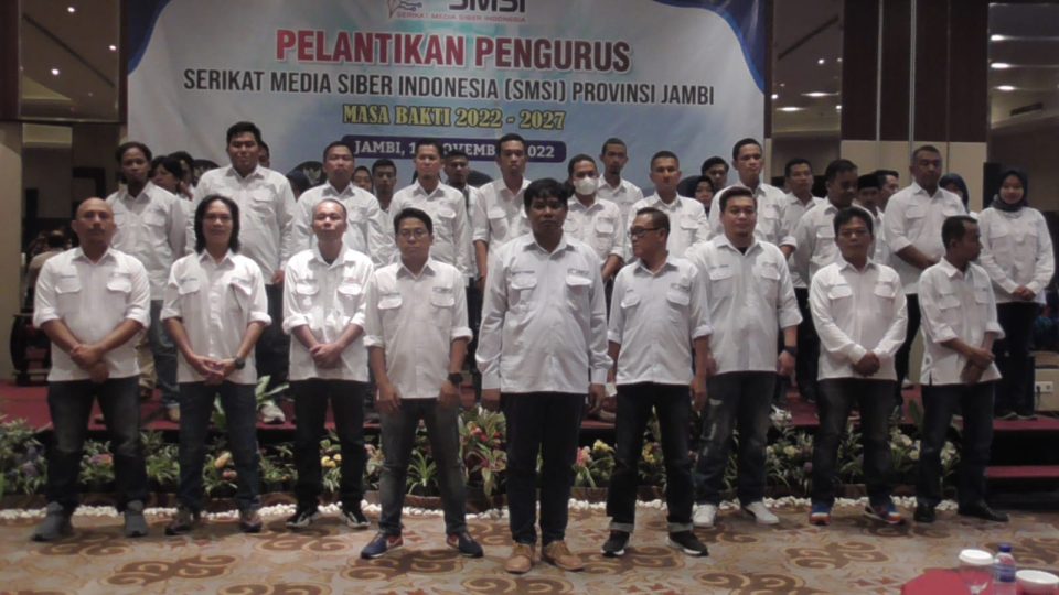 Resmi Dilantik, Muhtadi Bertekad Kibarkan Bendera SMSI se Jambi