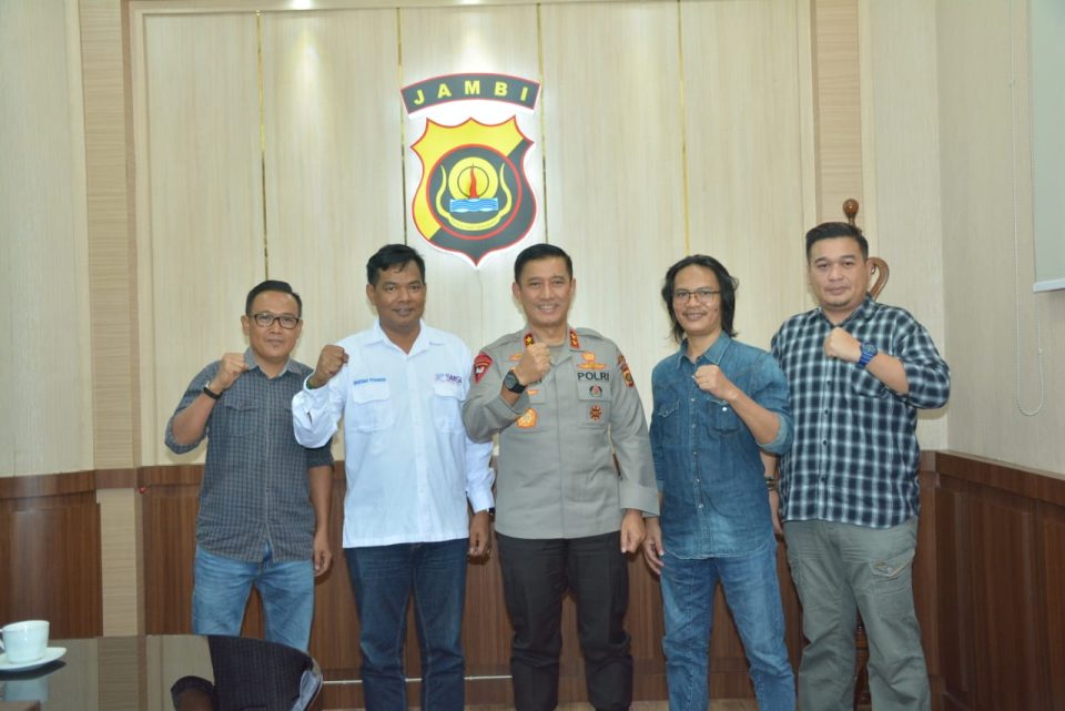 Kapolda Jambi Terima Kunjungan SMSI