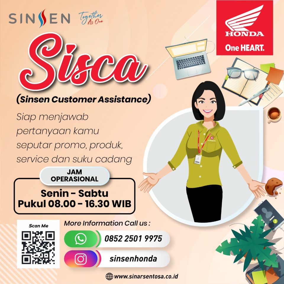 Tanya Apa Saja Tentang Motor Honda, Call SISCA aja!