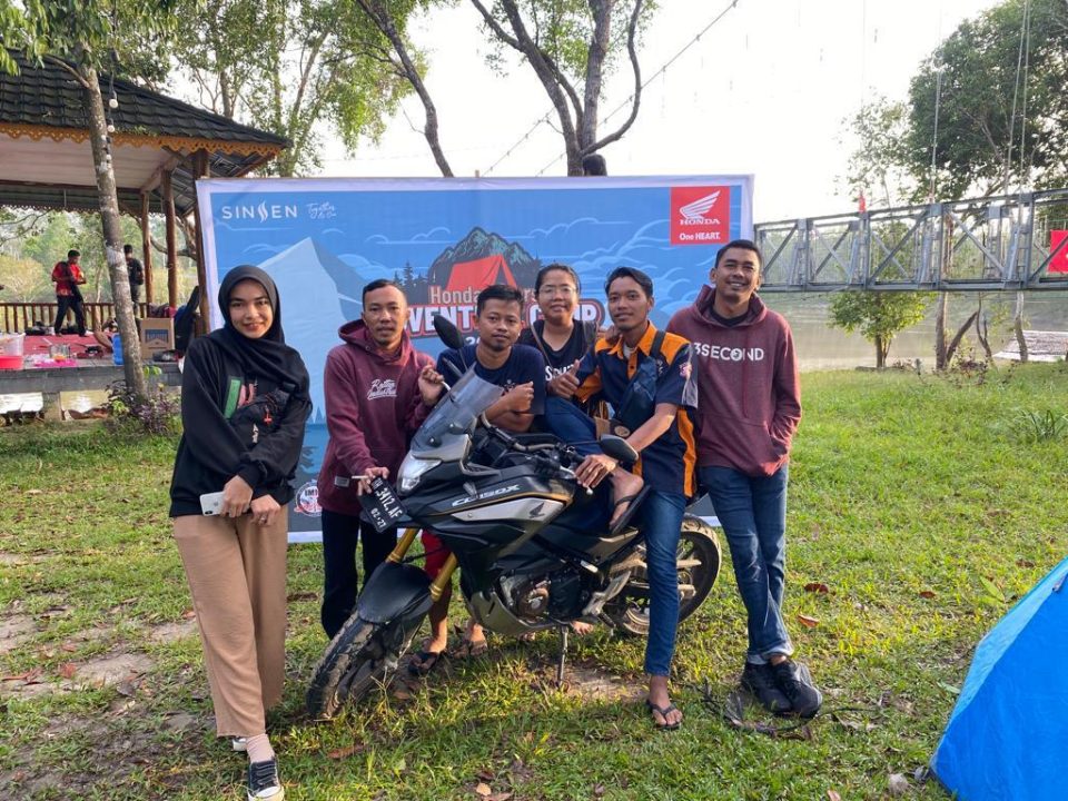 Bikers Adventure Camp, Ikatan Motor Honda Jambi Ramaikan Kawasan Wisata Danau Tangkas