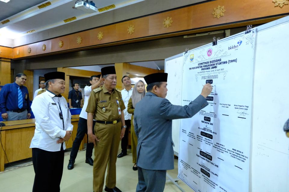 Sani Dikukuhkan Jadi KetuaTPPS, Al Haris Sebut Jambi Sukses Turunkan Stunting