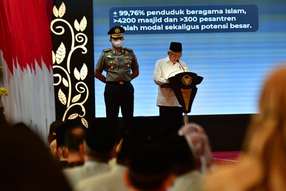 Wapres Puji Kinerja Pemprov Bidang Pengembangan UKM Syariah