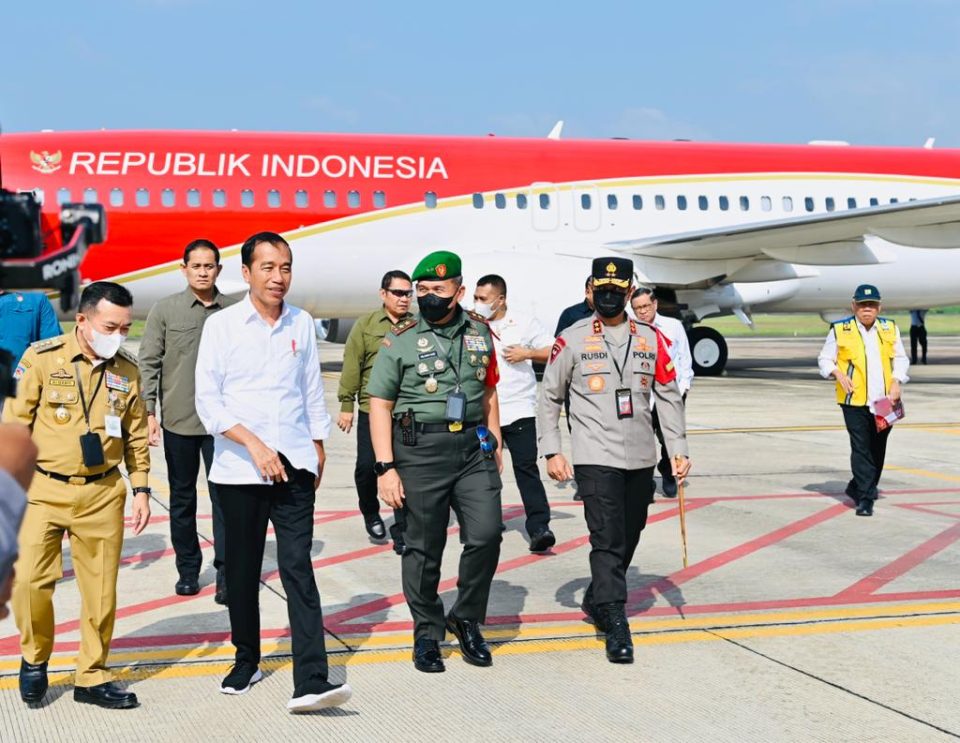 Tiba di Jambi, Jokowi Langsung Tinjau Pasar Talang Banjar