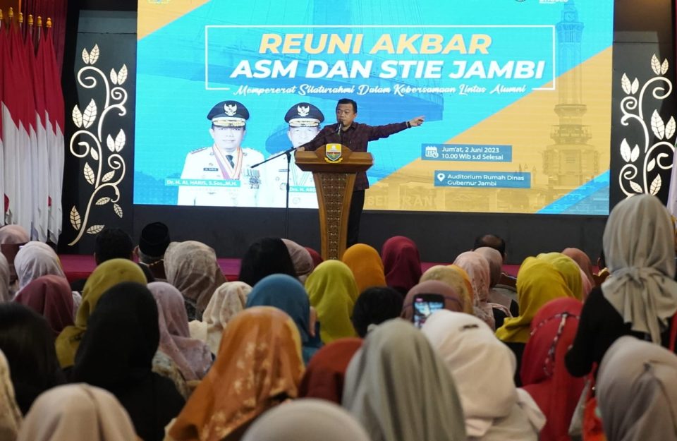 Di Reuni Alumni STIE -ASM, Al Haris Minta Dukungan Masyarakat Bangun Jalan Batubara