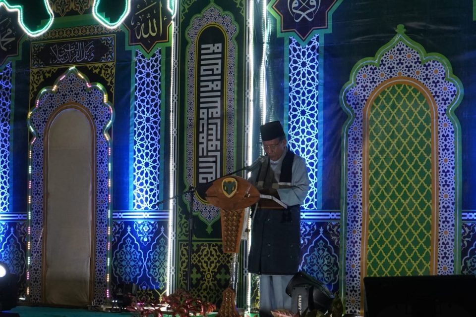 Hadiri Pembukaan MTQ di Mersam, KH Abdullah Sani Ajak Masyarakat Terapkan Nilai Nilai Alqur’an