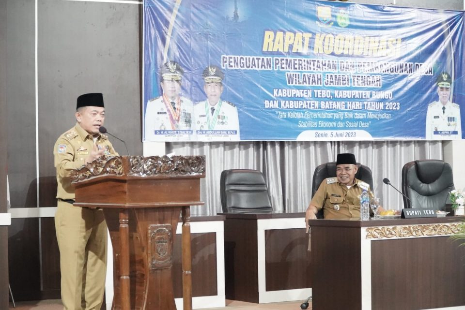 Pertumbuhan Ekonomi Jambi Tiga Besar Se Sumatera, Al Haris Ajak Kades Inovatif Dalam Membangun Desa