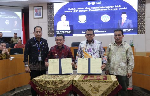 Tingkatkan SDM Jambi, Al Haris MoU Dengan UNP