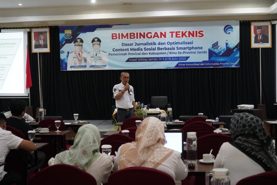 Wujudkan Jambi Mantap, Humas OPD Diminta Siarkan Konten Positif dan Kreatif