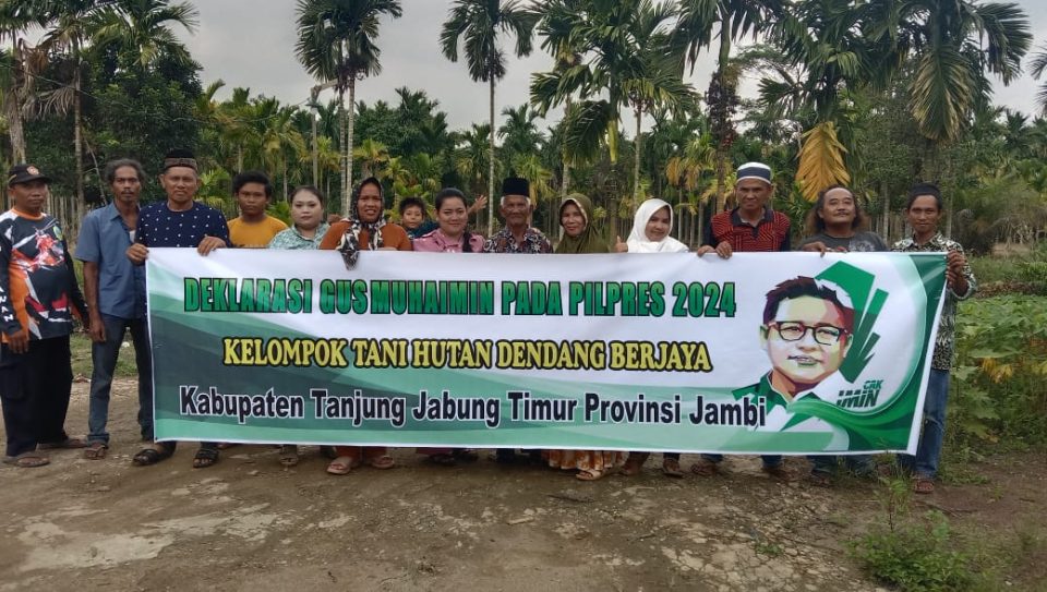 Kelompok Tani Hutan Dendang Berjaya Dukung Gus Muhaimin Capres 2024