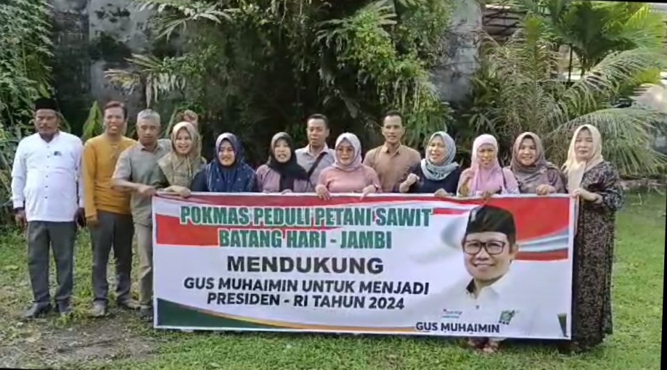 Kelompok Petani Sawit Batanghari Dukung Gus Muhaimin Jadi Calon Presiden 2024