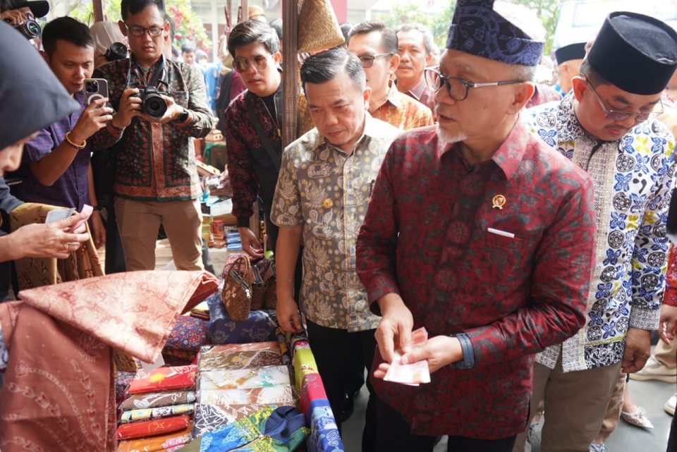 Menteri Perdagangan RI : Beruntung Jambi Punya Al Haris, Inflasi Terendah di Indonesia, Pertumbuhan 5 %