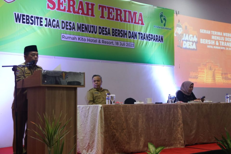 GUBERNUR AL HARIS : APLIKASI JAGA DESA BANTU MASYARAKAT AWASI PEMERINTAH DESA