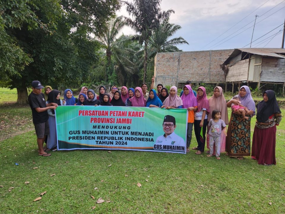 Petani Karet Jambi Dukung Gus Muhaimin Capres 2024