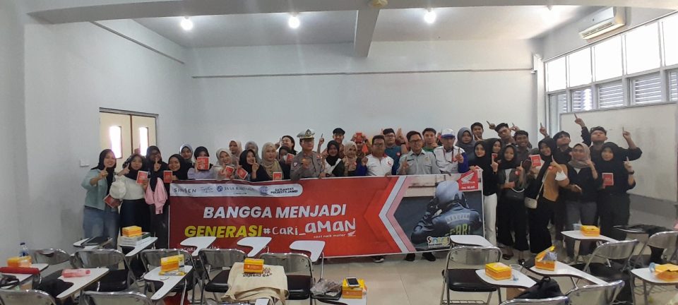 Mahasiswa Unama Jambi Bangga Menjadi Generasi #Cari_aman bersama Honda Sinsen