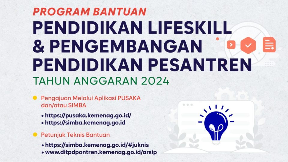 Kabar Gembira ! Pendaftaran Bantuan Inkubasi Bisnis Pesantren Dibuka Hingga 8 Maret 2024, Ini Syaratnya
