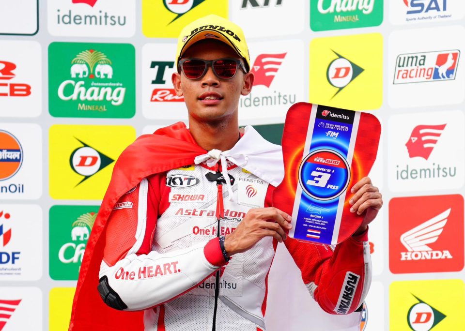Astra Honda Racing Team Dulang Podium Perdana di ARRC Buriram