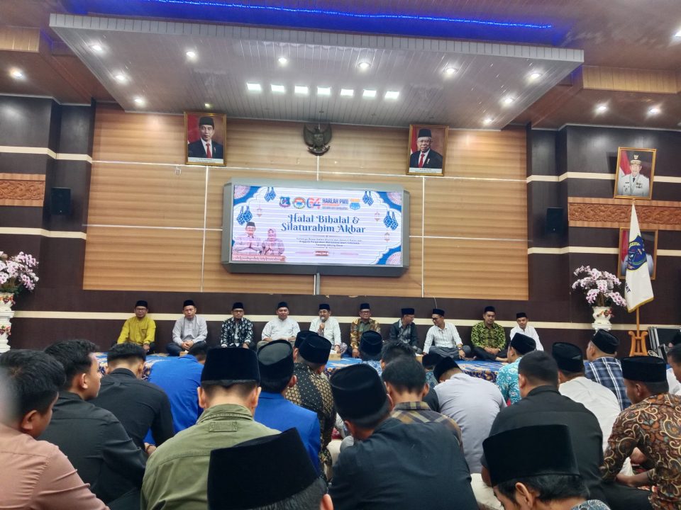 IKA PMII Tanjab Barat Adakan Halal Bihalal Dan Silaturahim Akbar Dengan Bupati Tanjab Barat