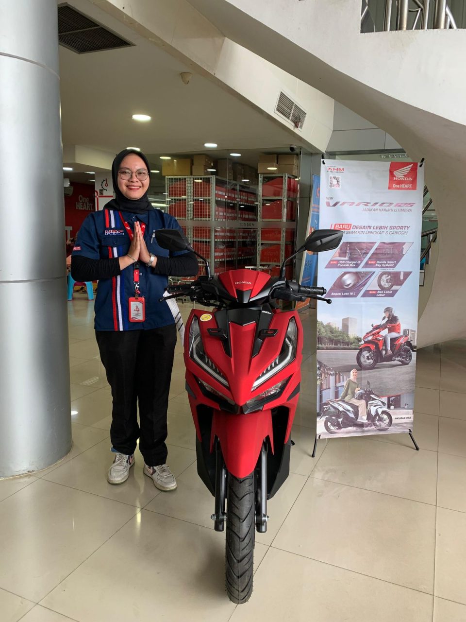 New Honda Vario 125 dengan Penyegaran Warna Baru telah Hadir di Jambi