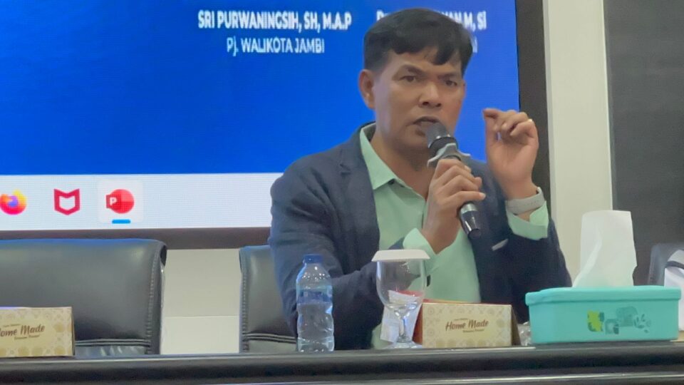 Ketua SMSI Jambi Memang Top, Mukhtadi Putranusa Jadi Pemateri di FGD Pemkot Jambi