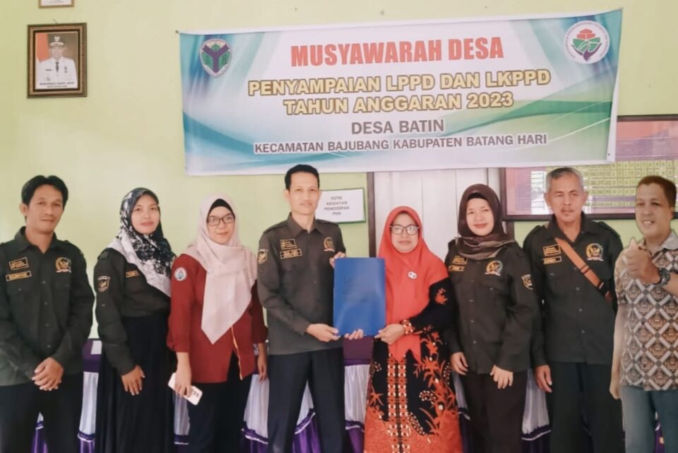 Usai Musdes Pertanggungjawaban Pemdes, Ketua BPD Batin Ucapkan Terima Kasih ke Kades