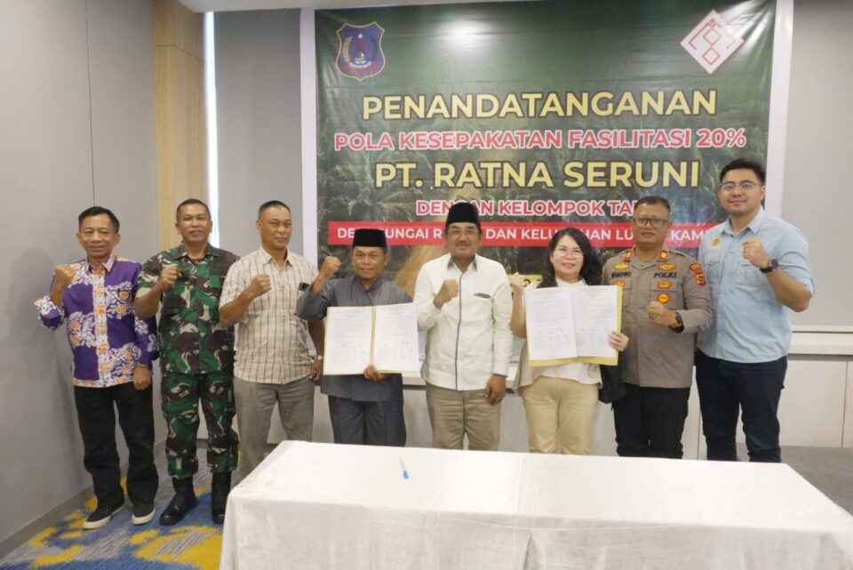 Pemkab Tanjab Barat Jembatani Kesepakatan Fasilitasi 20% antara PT Ratna Seruni dan Kelompok Tani