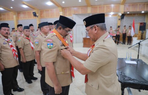 pelantikan ketua kamabicab gerakan pramuka