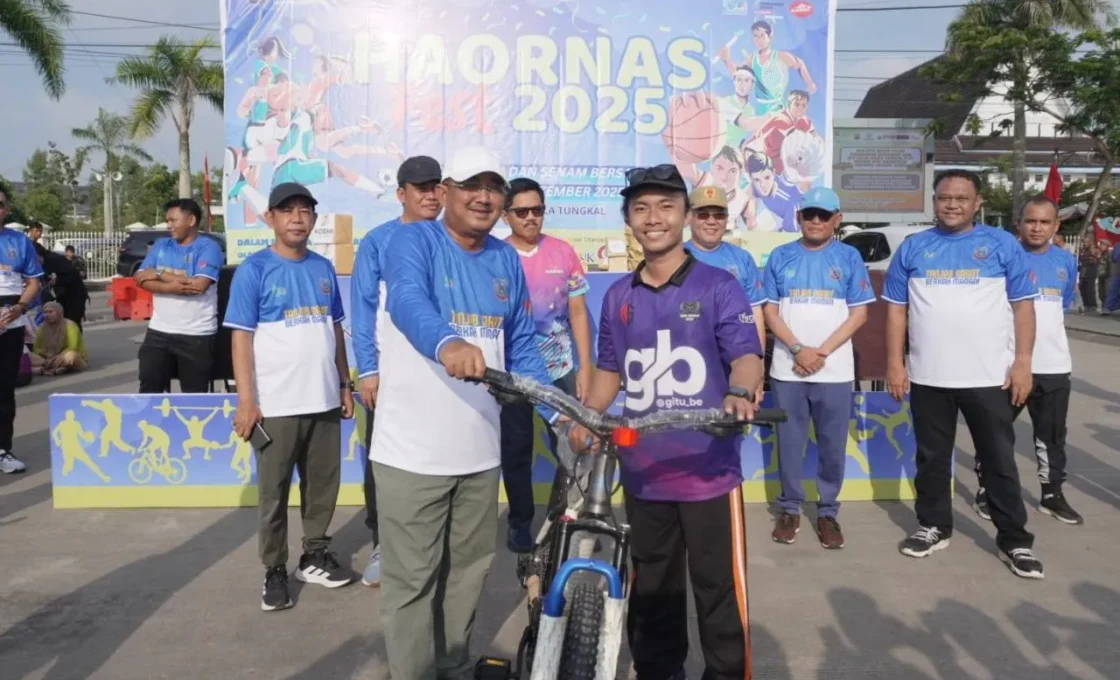 Puncak HAORNAS Ke-42 dan HUT KORMI ke-25: Olahraga Satukan Kita, Wujudkan Tanjab Barat Berkah Madani