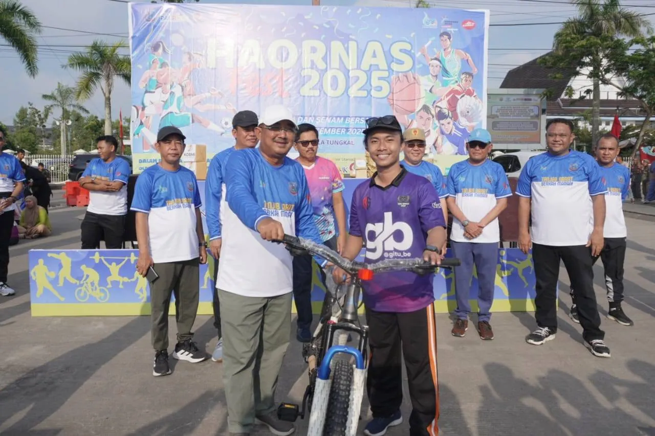 Puncak HAORNAS Ke-42 dan HUT KORMI ke-25: Olahraga Satukan Kita, Wujudkan Tanjab Barat Berkah Madani