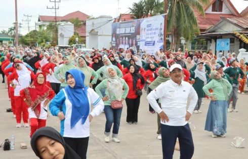 Pilar Utama Pendidikan, Kegiatan senam bersama di luar ruangan